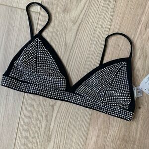 Gemstone Sparkly Bra NYE